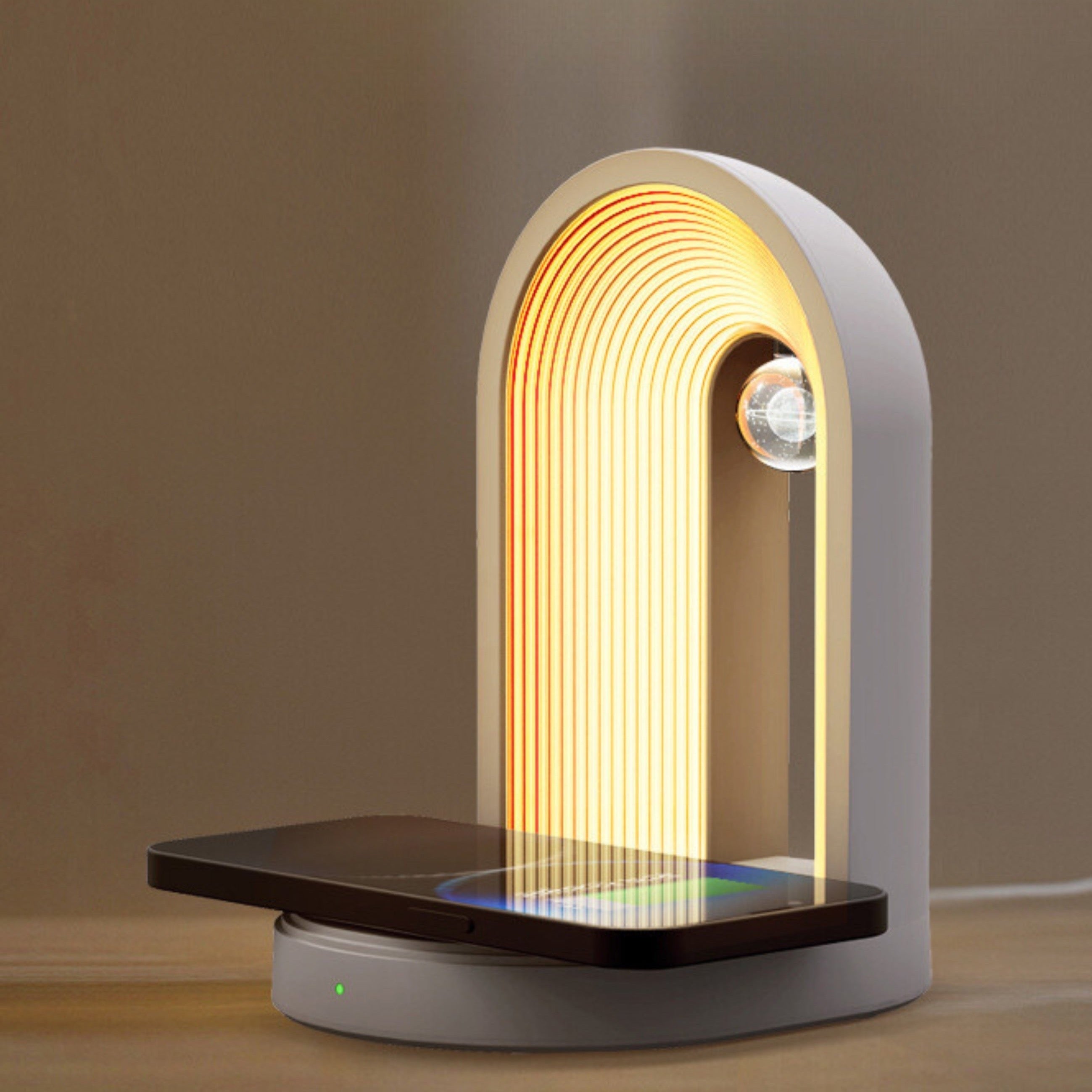 Faraday Wireless Charging Speaker Lamp