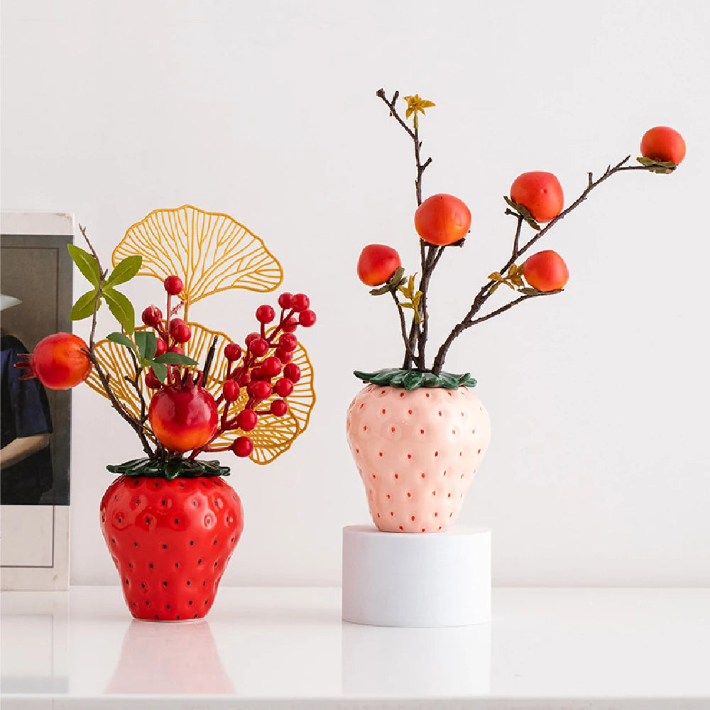 Strawberry Vase