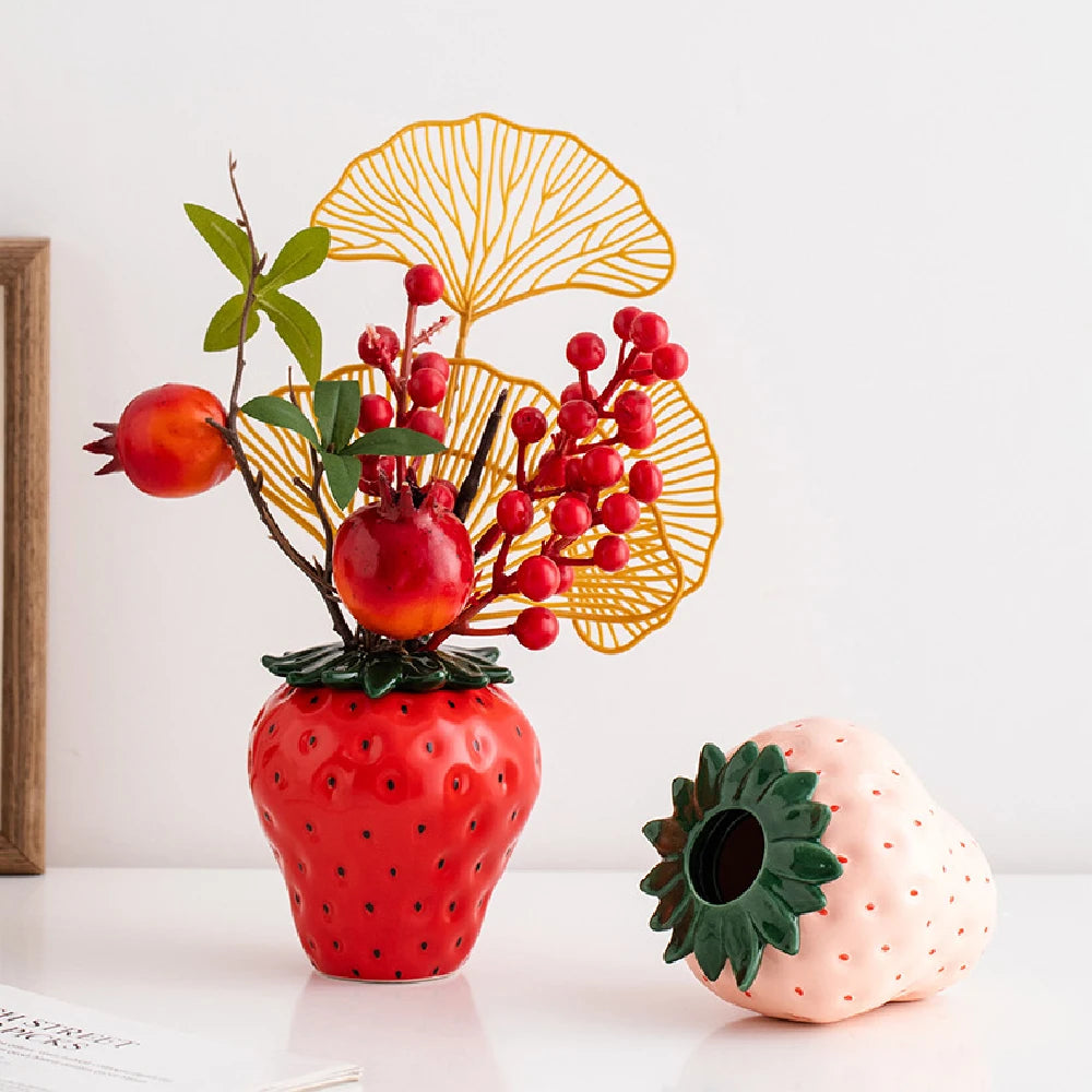 Strawberry Vase