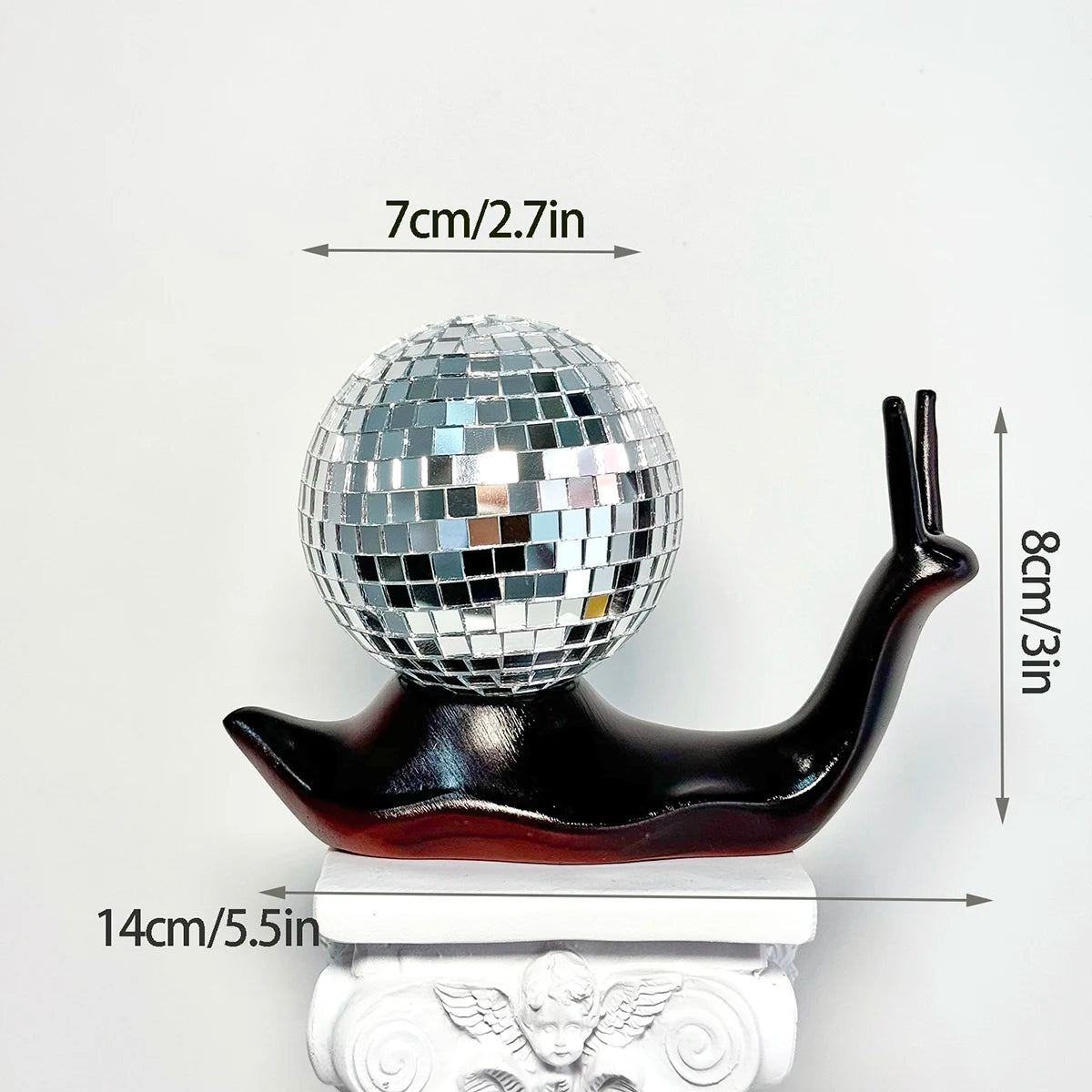 Disco Snail Decor