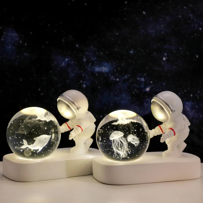 Astronaut Dolphin Crystal Ball