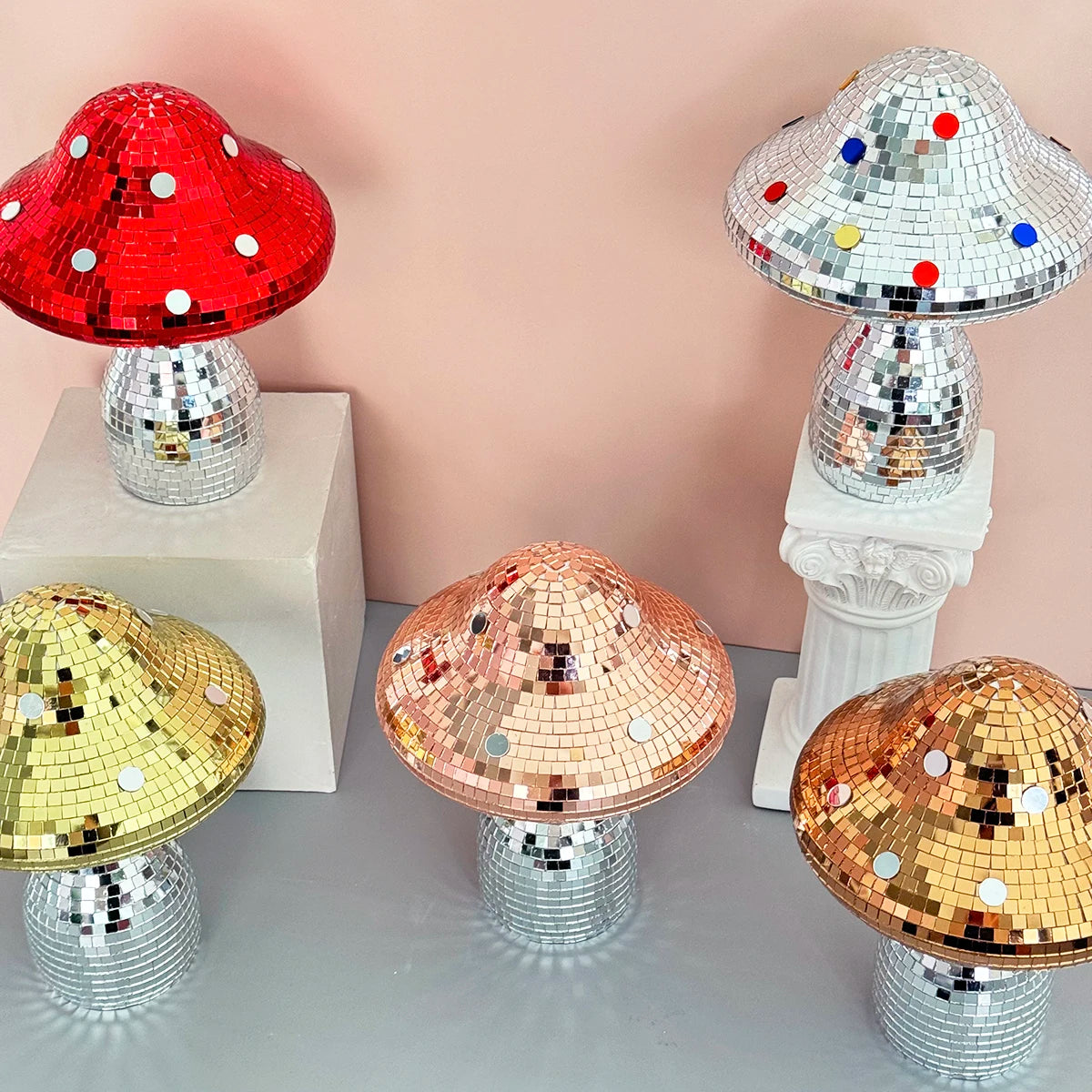 Disco Mushroom Decor