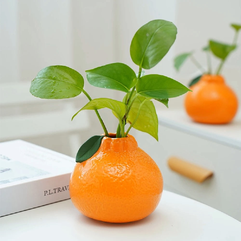 Sumo Orange Vase