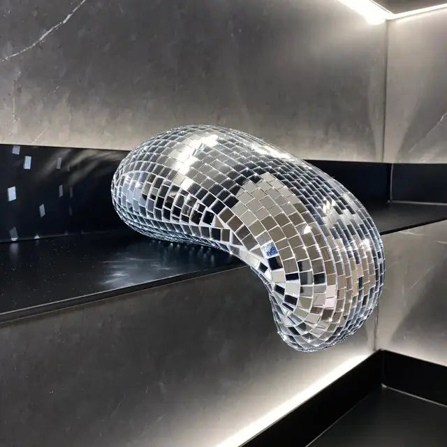 Melted Disco Ball Decor