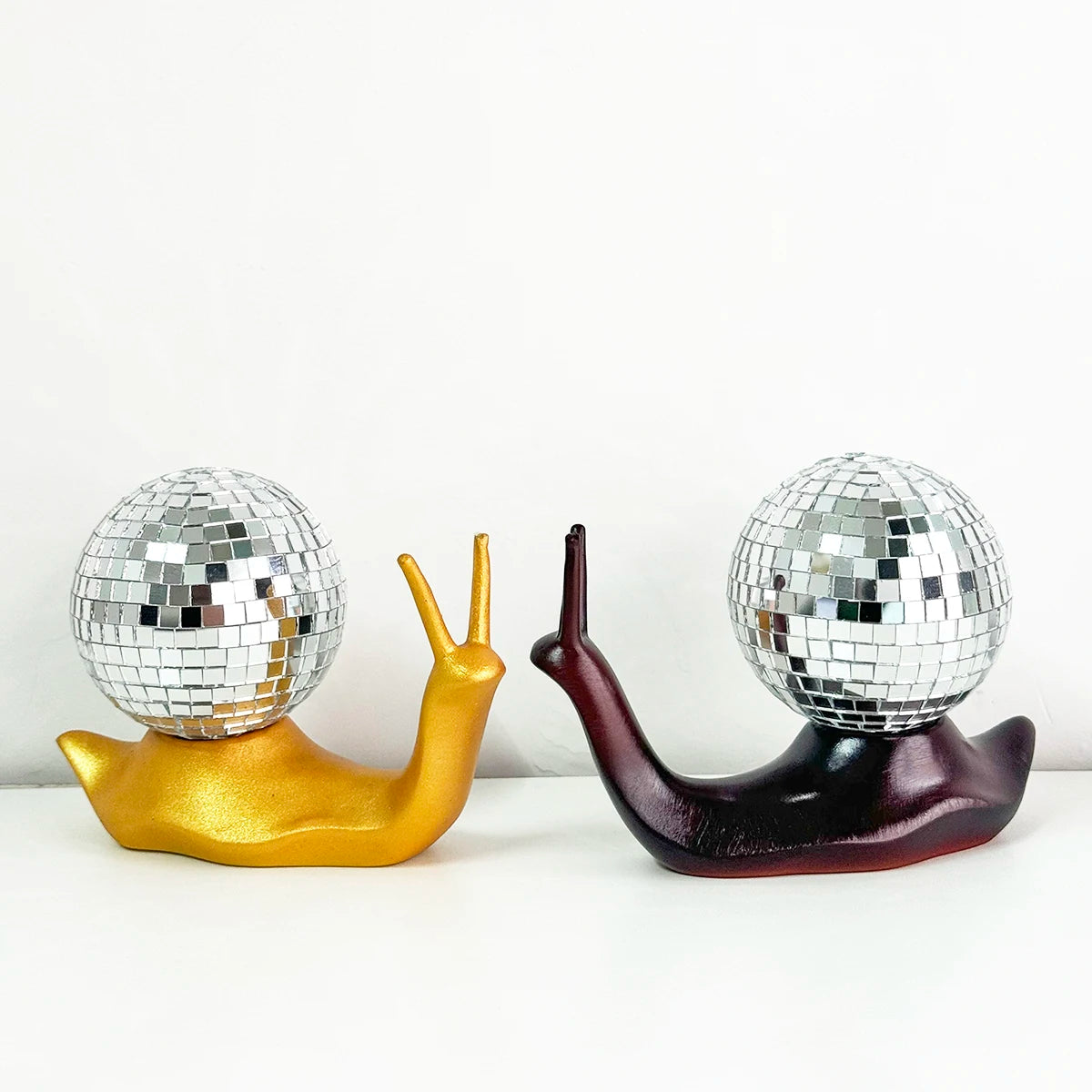 Disco Snail Decor