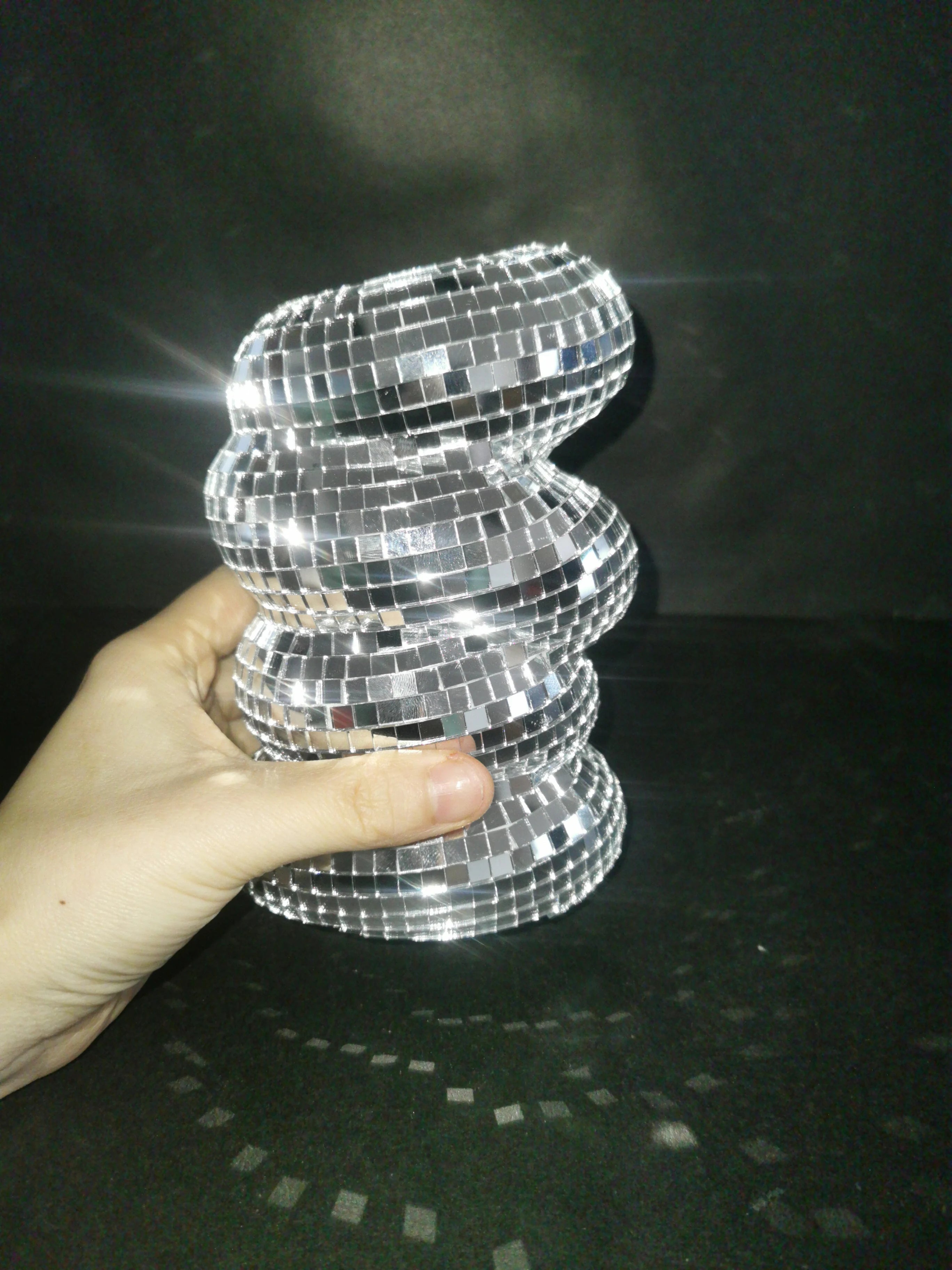 Disco Swirl Vase