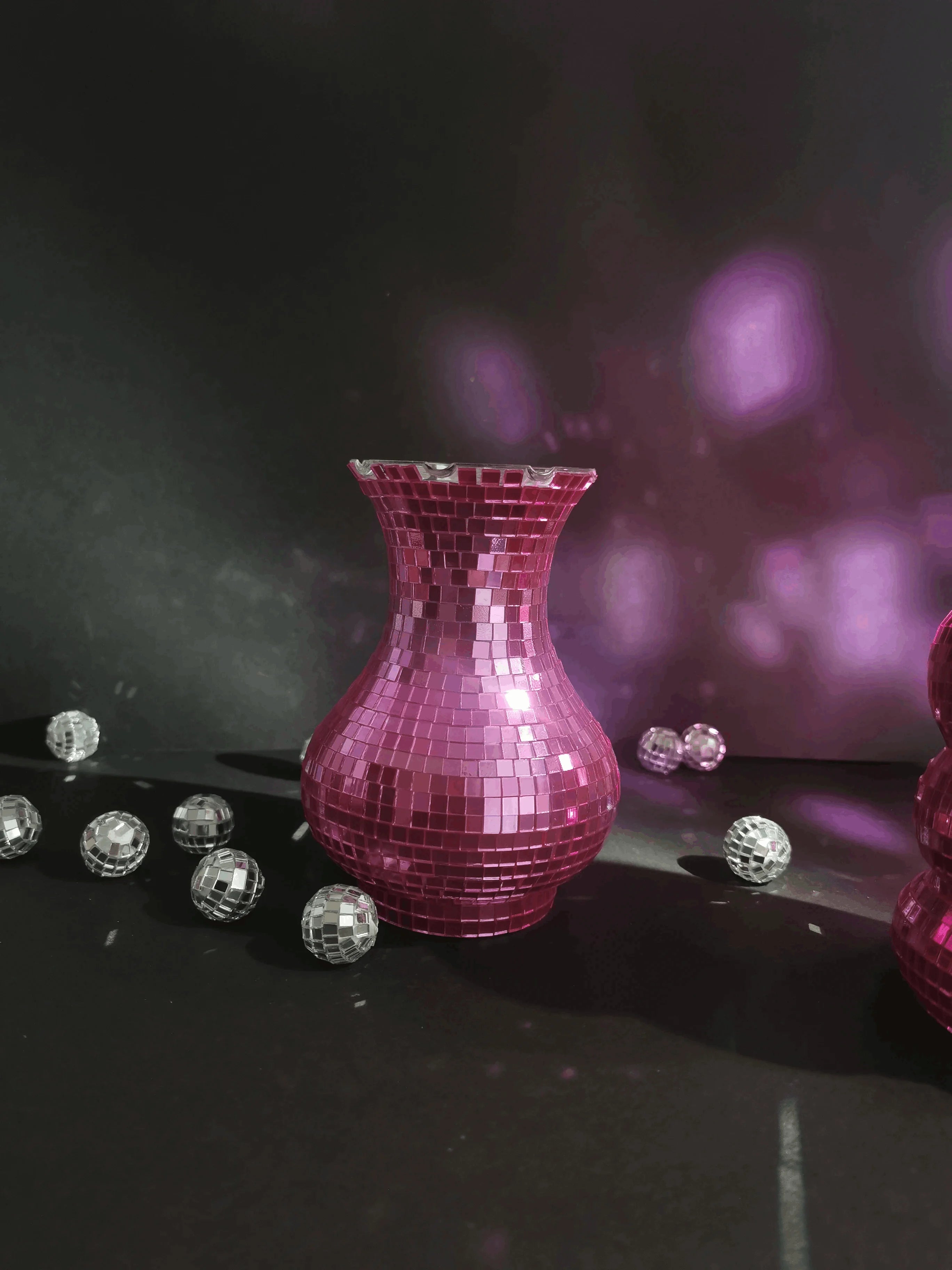 Disco Vase Decor