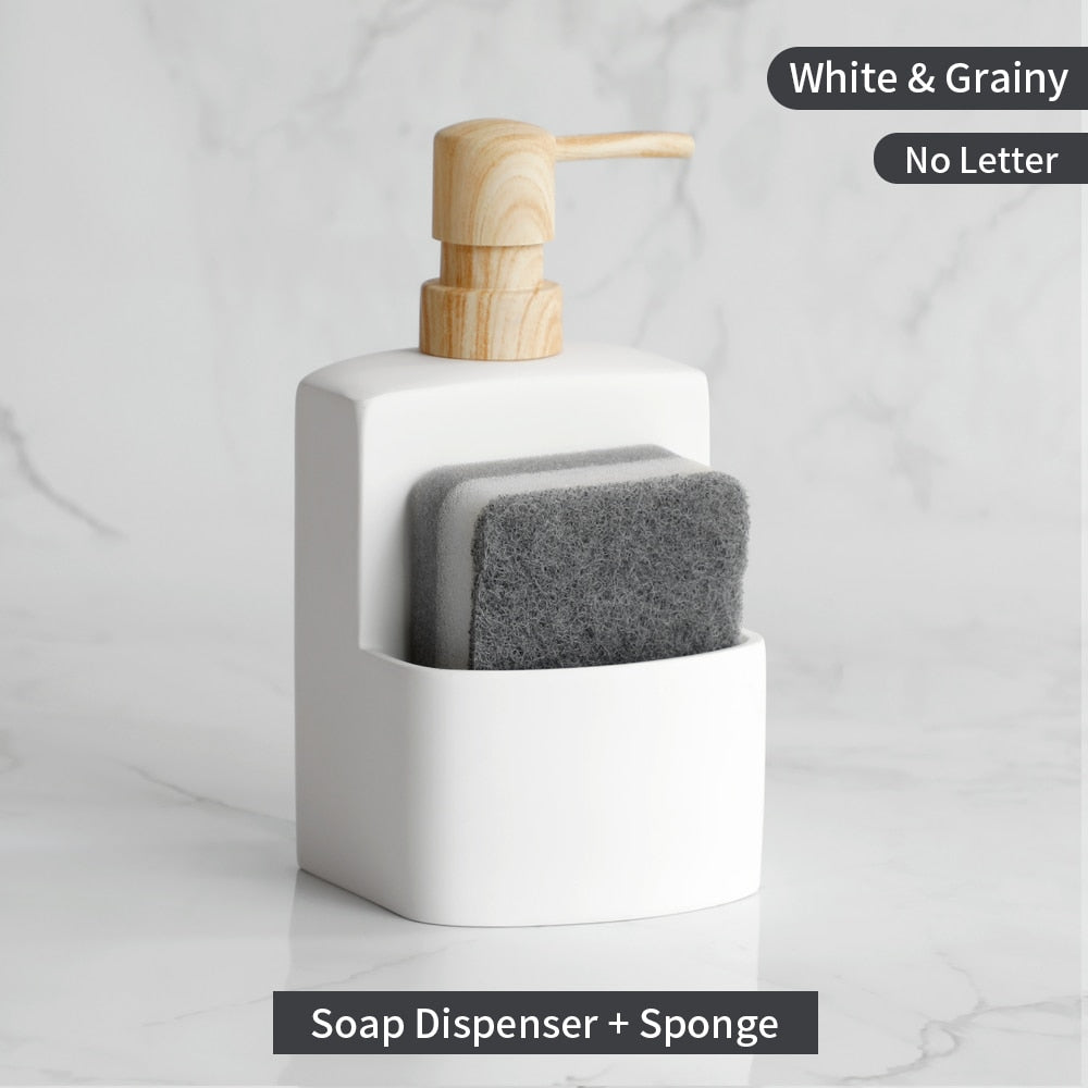 Koshe Soap Dispenser With Sponge Compartment
