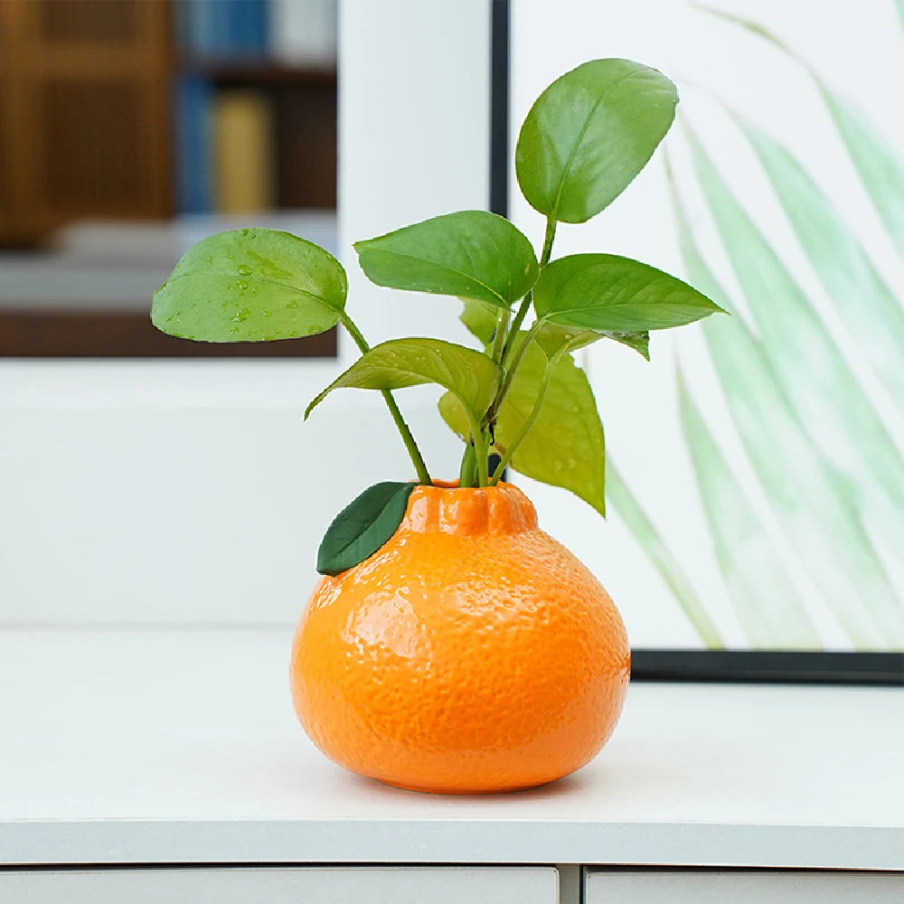 Sumo Orange Vase