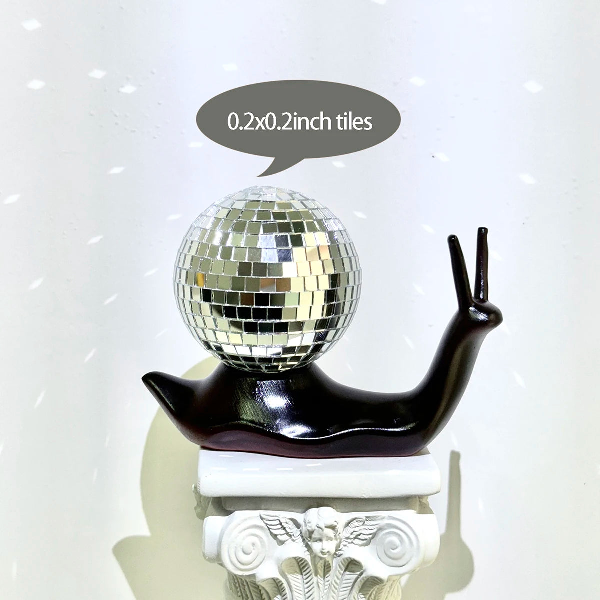 Disco Snail Decor