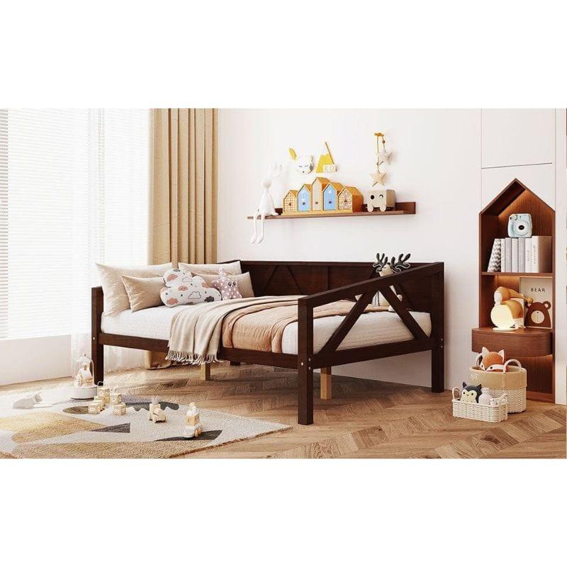 Shop Acadia Espresso Day Bed Mademoiselle Home Decor