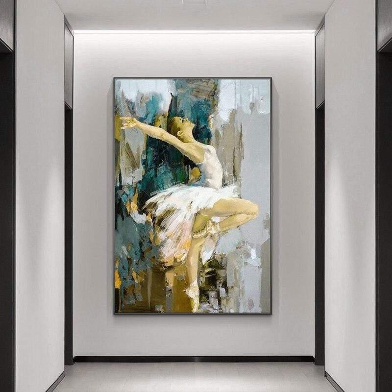 Shop 0 Sexy Ballerina Abstract Canvas Paintings on the Wall Art Posters And Prints Dancer Girl Canvas Art Pictures For Living Room Wall Mademoiselle Home Decor