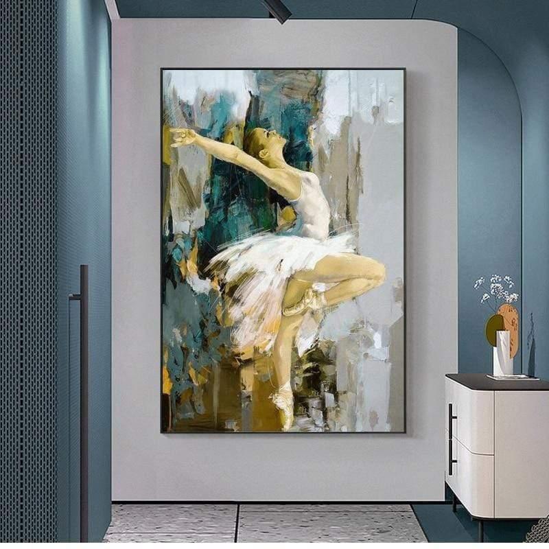 Shop 0 Sexy Ballerina Abstract Canvas Paintings on the Wall Art Posters And Prints Dancer Girl Canvas Art Pictures For Living Room Wall Mademoiselle Home Decor