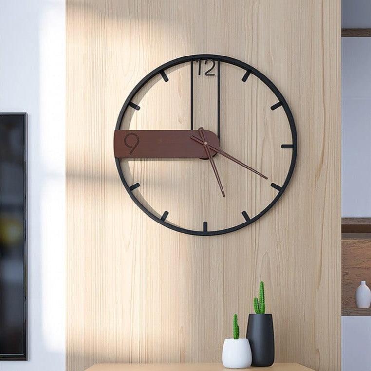 Shop 0 Nordic Style Wall Clock Wrought Iron Hot Selling Living Room Wall Clock Simple Retro Wall Simple Clock Creative Wall Clock Mademoiselle Home Decor