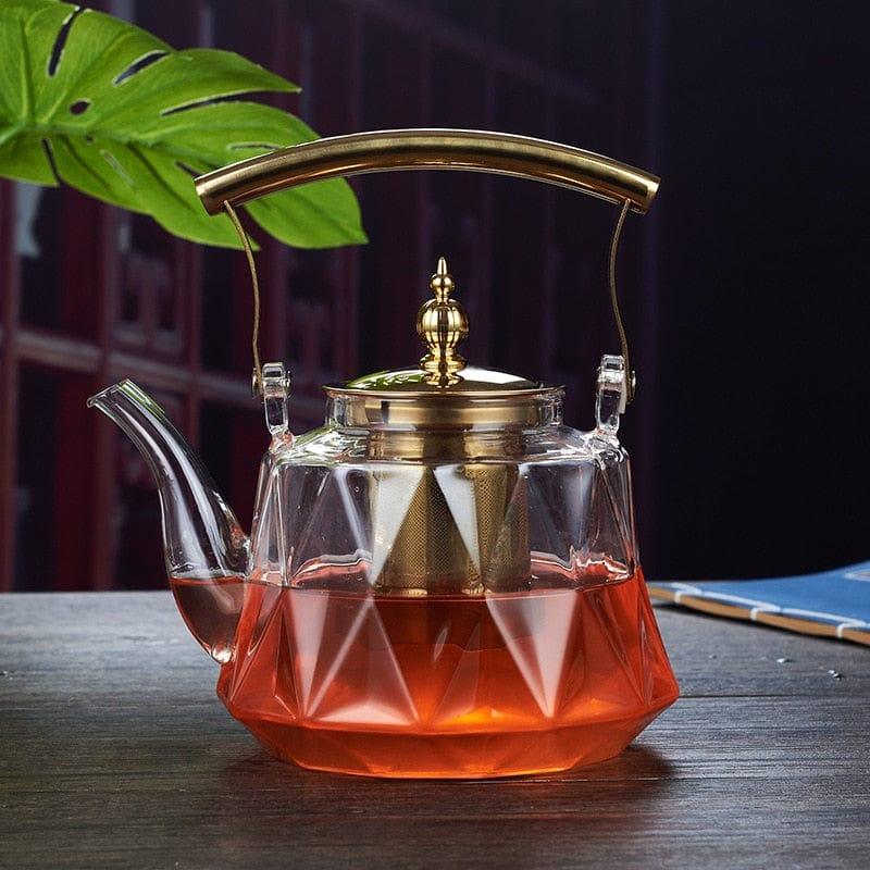 Shop 0 Electroplating color Alaska Heat Resistant Teapot Mademoiselle Home Decor