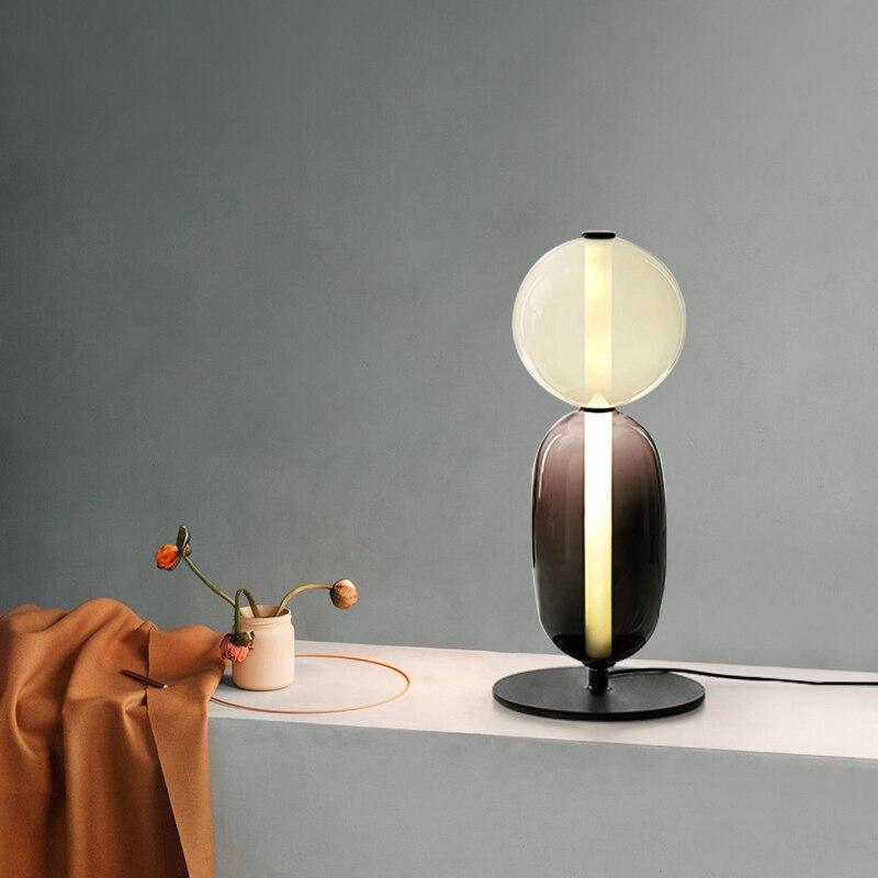 Shop 0 Modern Minimalist Glass Shade Led Floor Lamp Living Room Home Decor Bedroom Bedside Lamp Nordic Indoor Lighting Standing Light Mademoiselle Home Decor