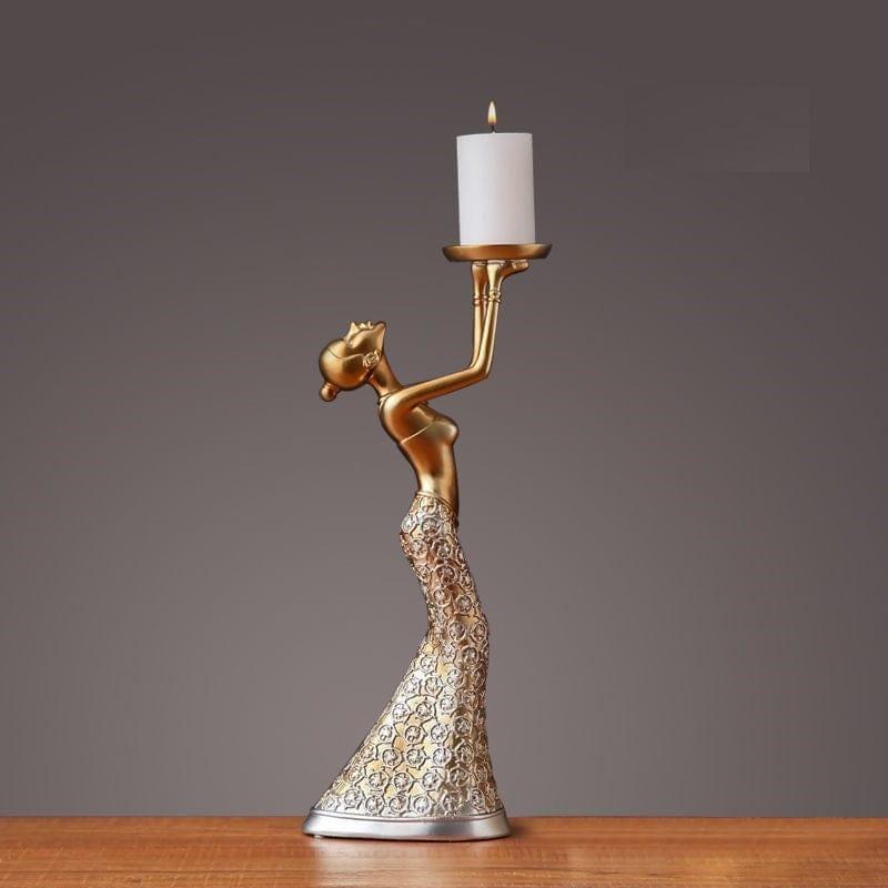 Shop 0 Copper  16x40 cm Amalfi Candle Holder Mademoiselle Home Decor