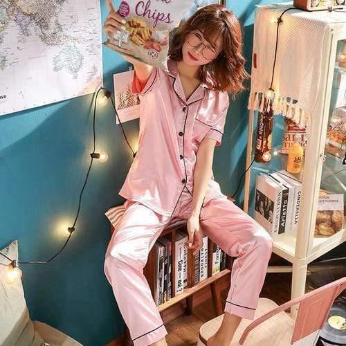 Shop 200001904 Pink / S Amano Pjs Set Mademoiselle Home Decor