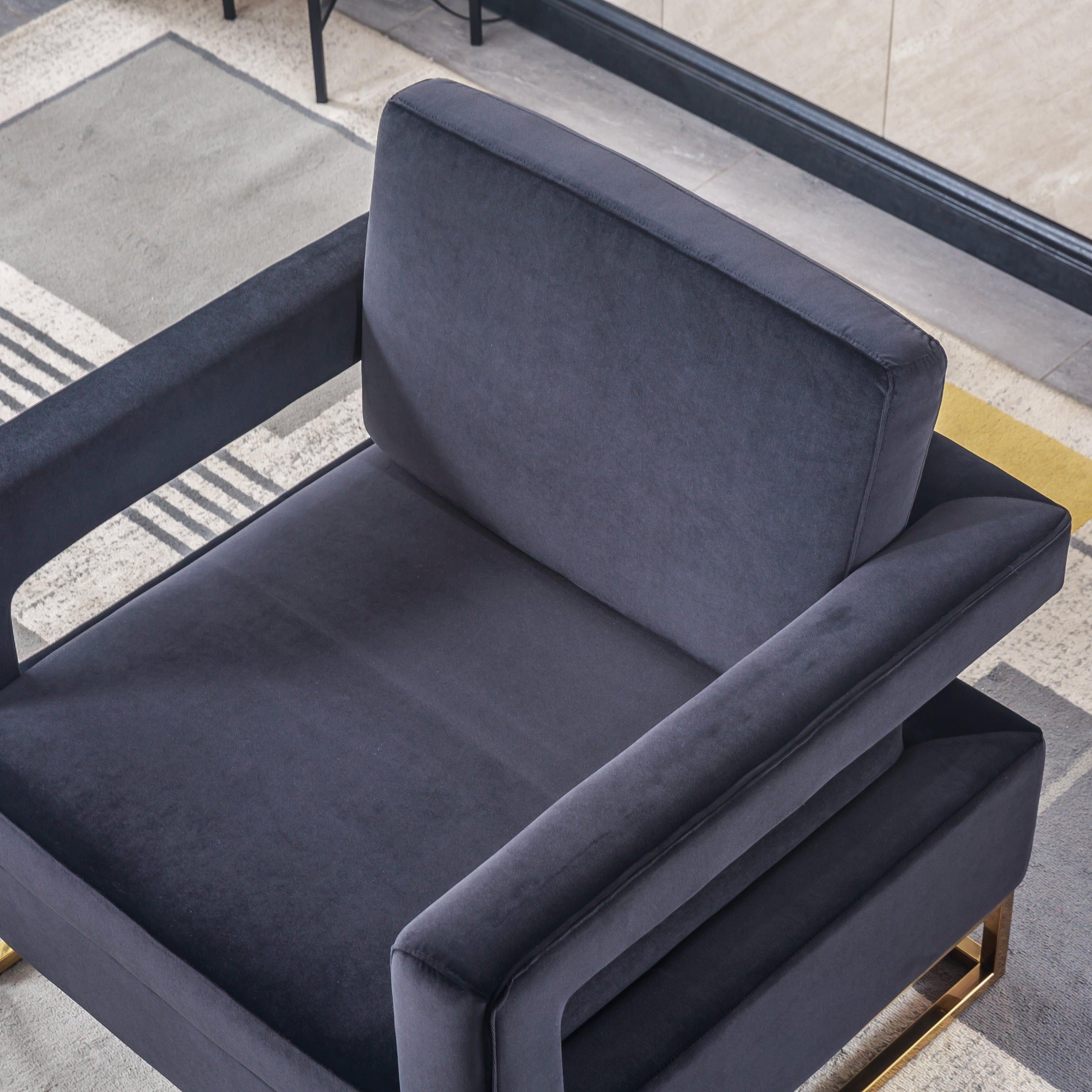 Shop Atacama Black Armchair Mademoiselle Home Decor