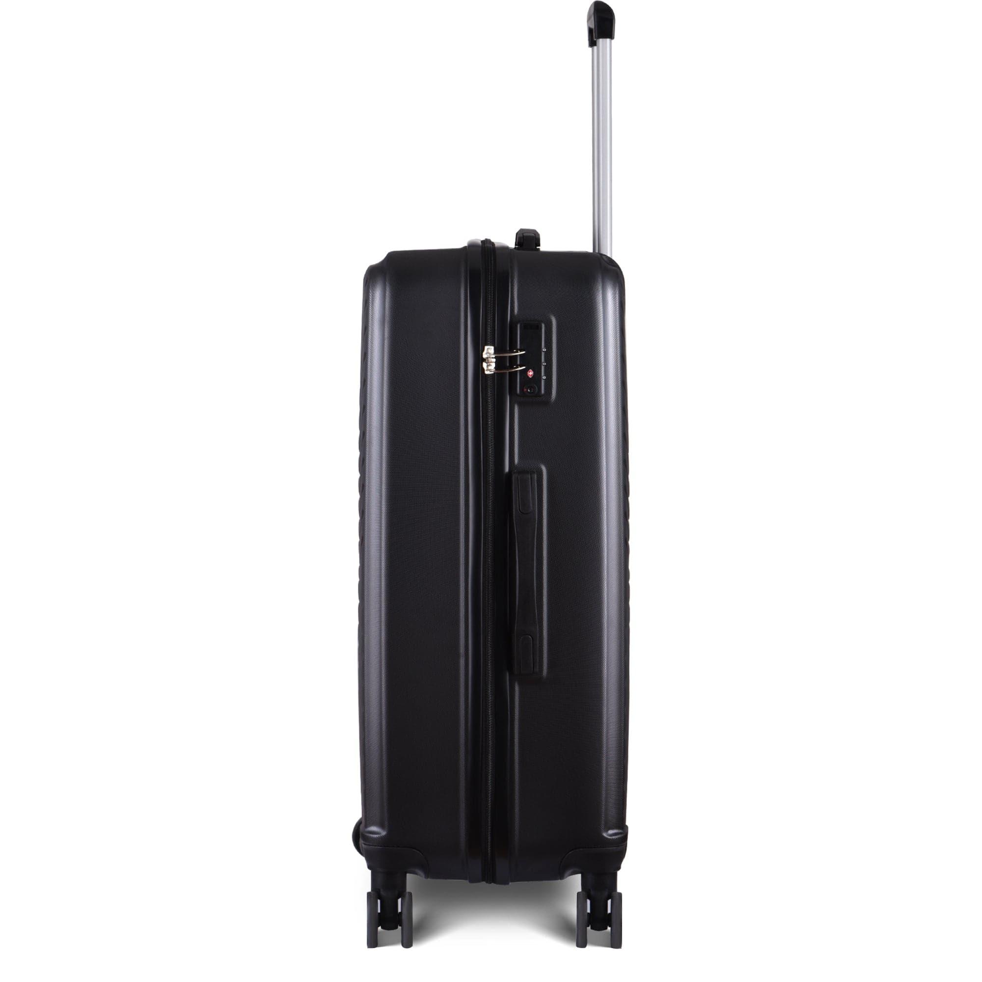 Shop Atacama Black Expandable Luggage Set Mademoiselle Home Decor