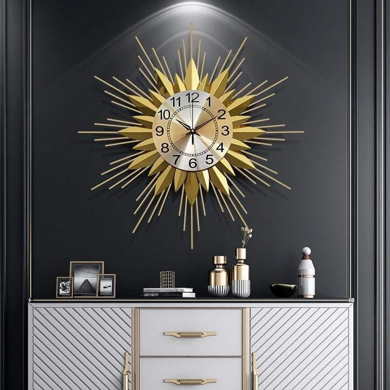 Shop 0 Gold Nordic Luxury Wall Clock Living Room Creative Bedroom Big Wall Watch Modern Design Simple Zegarek Home Decoration W6B Mademoiselle Home Decor