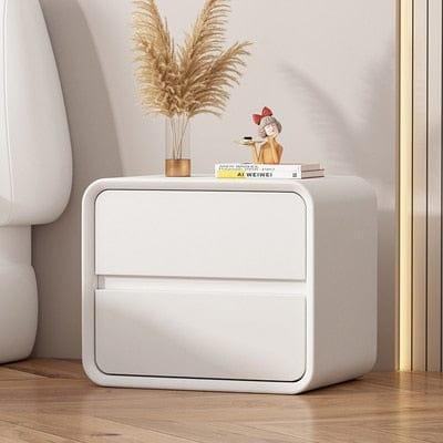 Shop 0 White Creative Bedside Table Free Installation Modern Style Solid Wood Bedroom Nightstands Storage Cabinet Hotel End Table Mademoiselle Home Decor