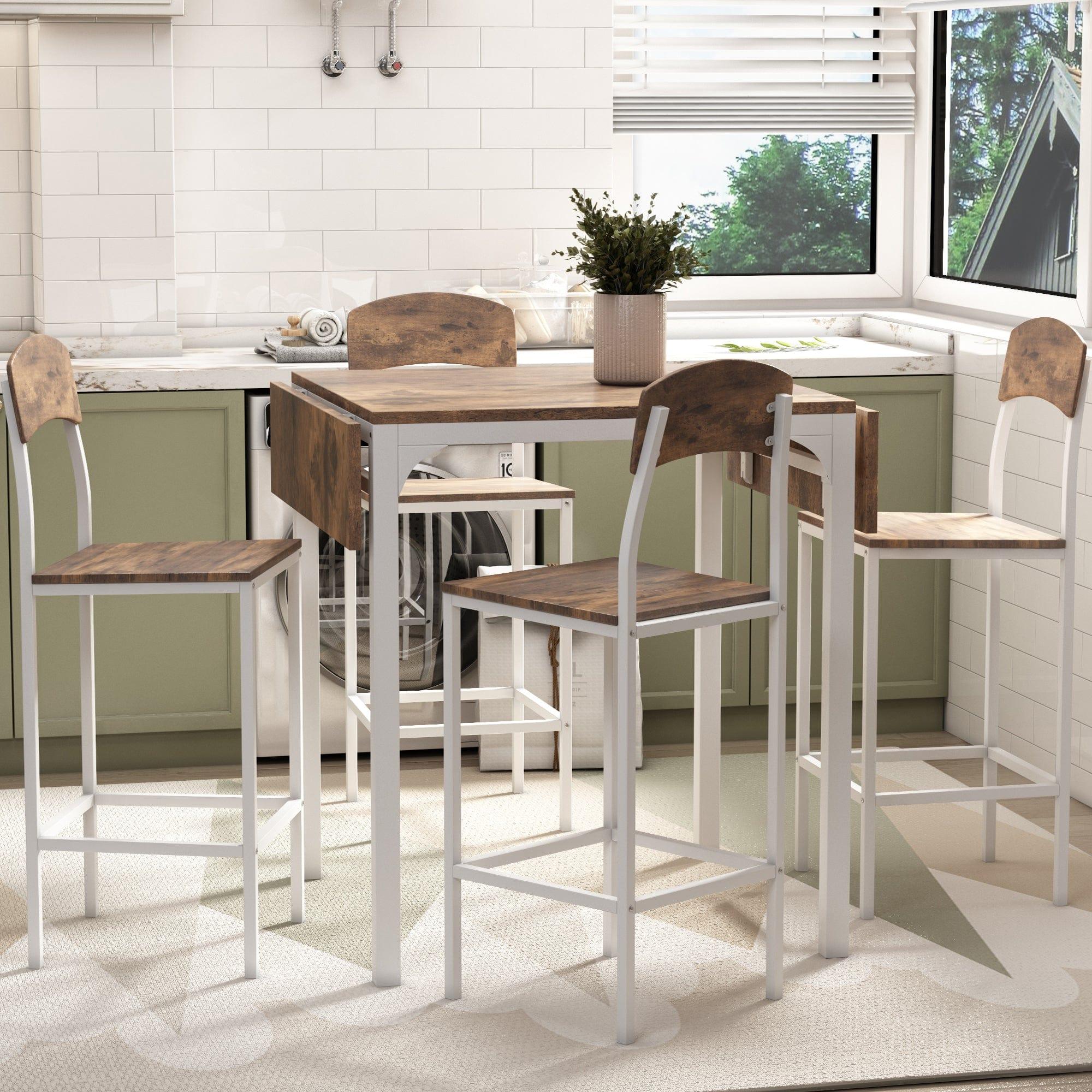 Shop Barcelona 4 Seater Dining Table Set Mademoiselle Home Decor