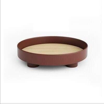 Shop 100004472 Brick Red Bayon Tray Mademoiselle Home Decor