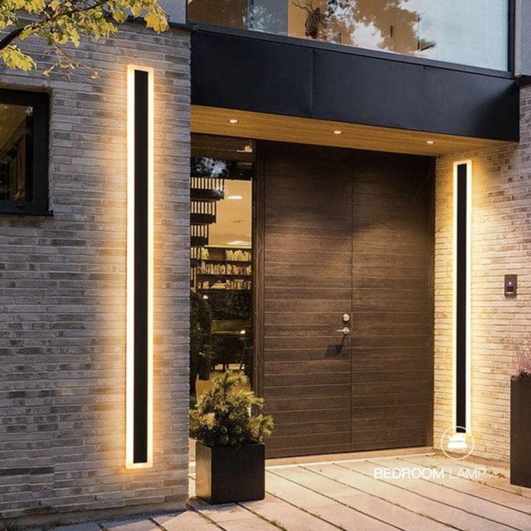 Shop 0 New Outdoor Waterproof Modern LED Wall Lights With Remote Living Room Bedroom Corridor Porch Black Indoor Lamp Lighting Dimmable Mademoiselle Home Decor