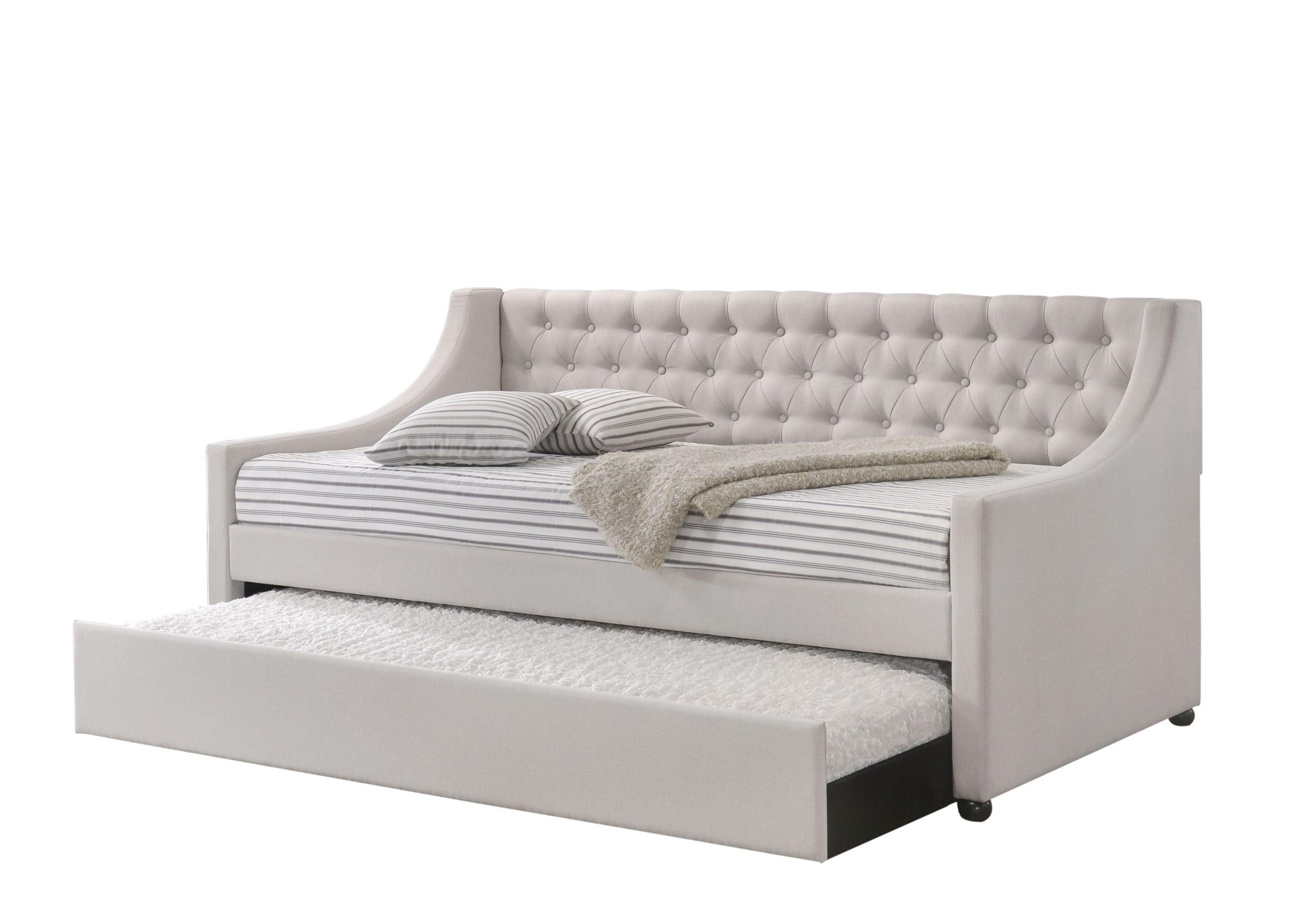 Shop ACME Lianna Daybed & Trundle (Twin Size), Fog Fabric (1Set/2Ctn) 39395 Mademoiselle Home Decor