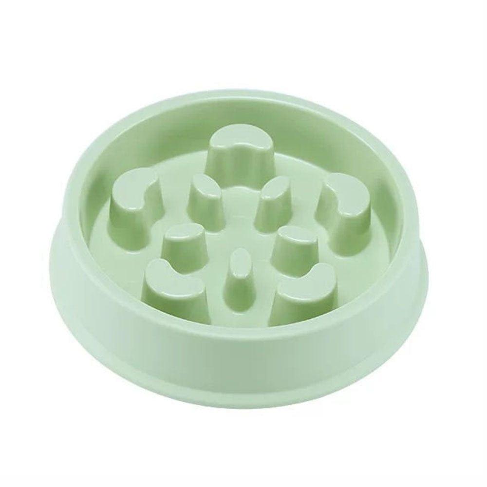 Shop 0 Light Green Pet Slow Food Bowl Small Dog Choke-proof Bowl Non-slip Slow Food Feeder Dog Rice Bowl Pet Supplies Available for Cats and Dogs Mademoiselle Home Decor