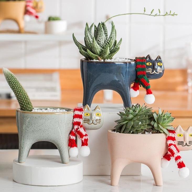 Shop 100005865 Cat Vases Mademoiselle Home Decor