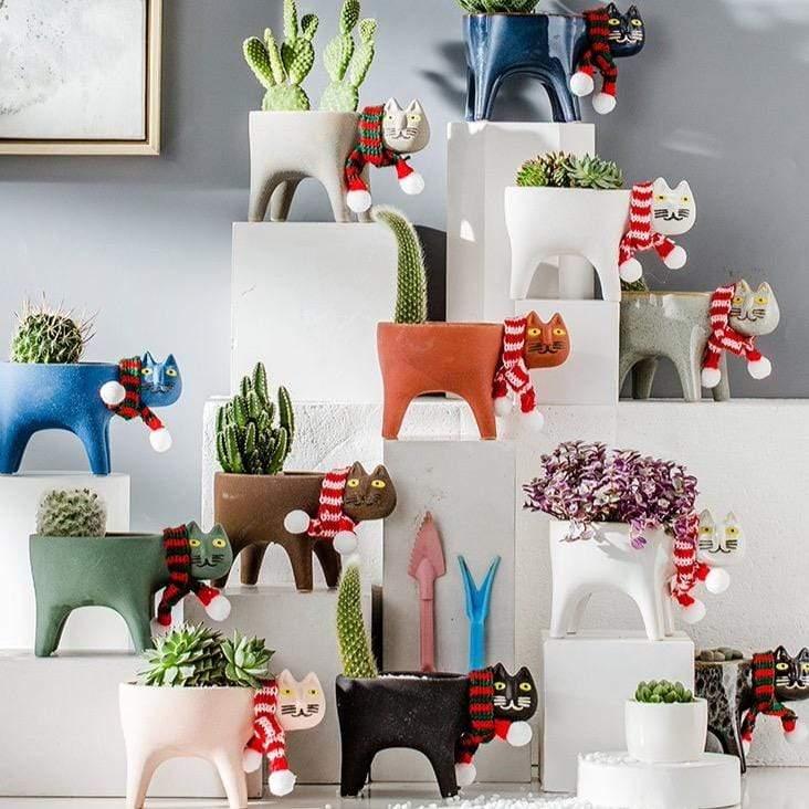 Shop 100005865 Cat Vases Mademoiselle Home Decor