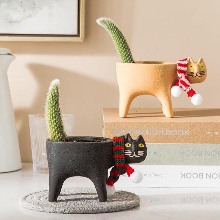 Shop 100005865 Cat Vases Mademoiselle Home Decor