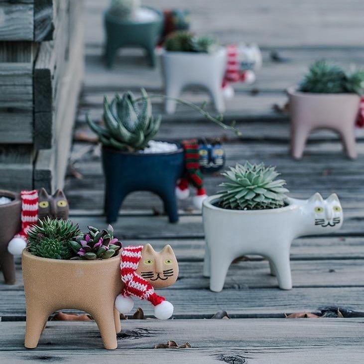 Shop 100005865 Cat Vases Mademoiselle Home Decor
