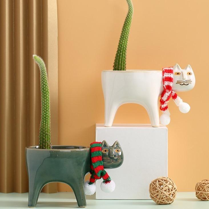 Shop 100005865 Cat Vases Mademoiselle Home Decor