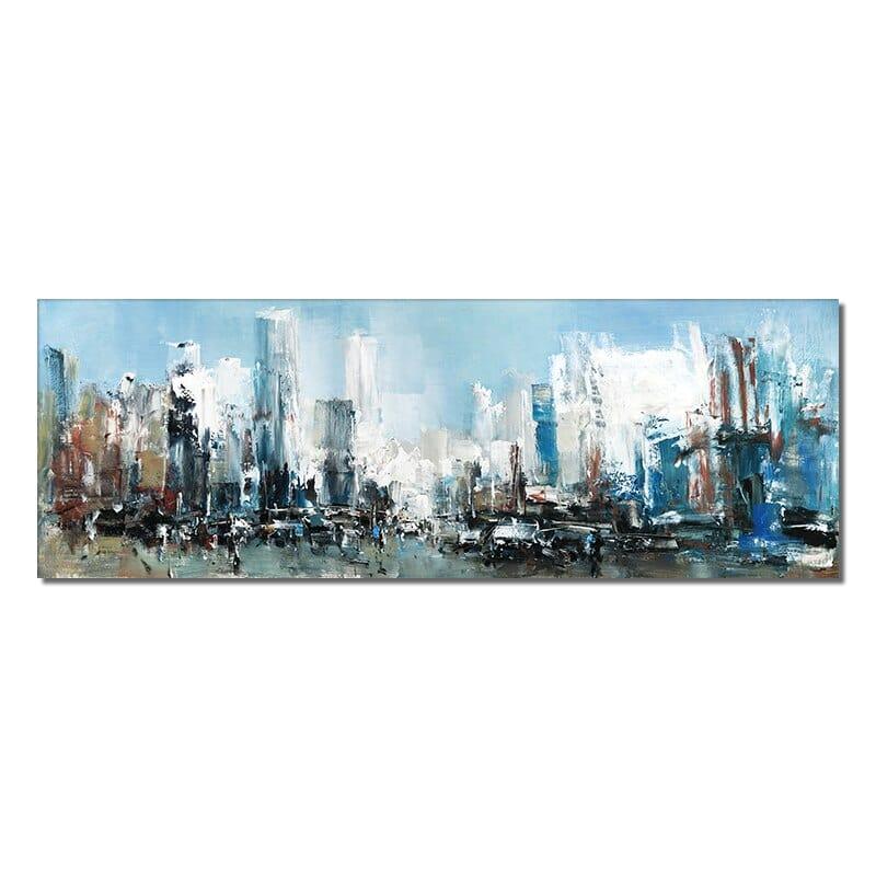 Shop 0 30x90cm unframed / SY 15826 Large Size Abstract City Building Canvas Painting Modern Landscape Posters And Prints Wall Art For Living Room Home Decoration Mademoiselle Home Decor