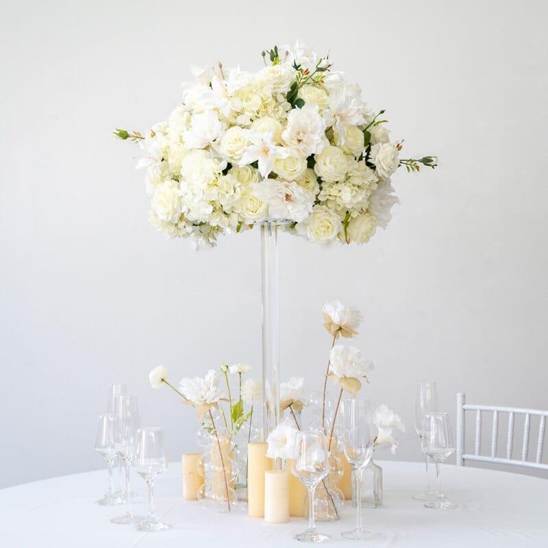 Shop 0 Luxury White Wedding Flowers Table Floral Ball Centerpieces Decor Baby Breath Road Lead Party Orchid Props Event Store Display Mademoiselle Home Decor