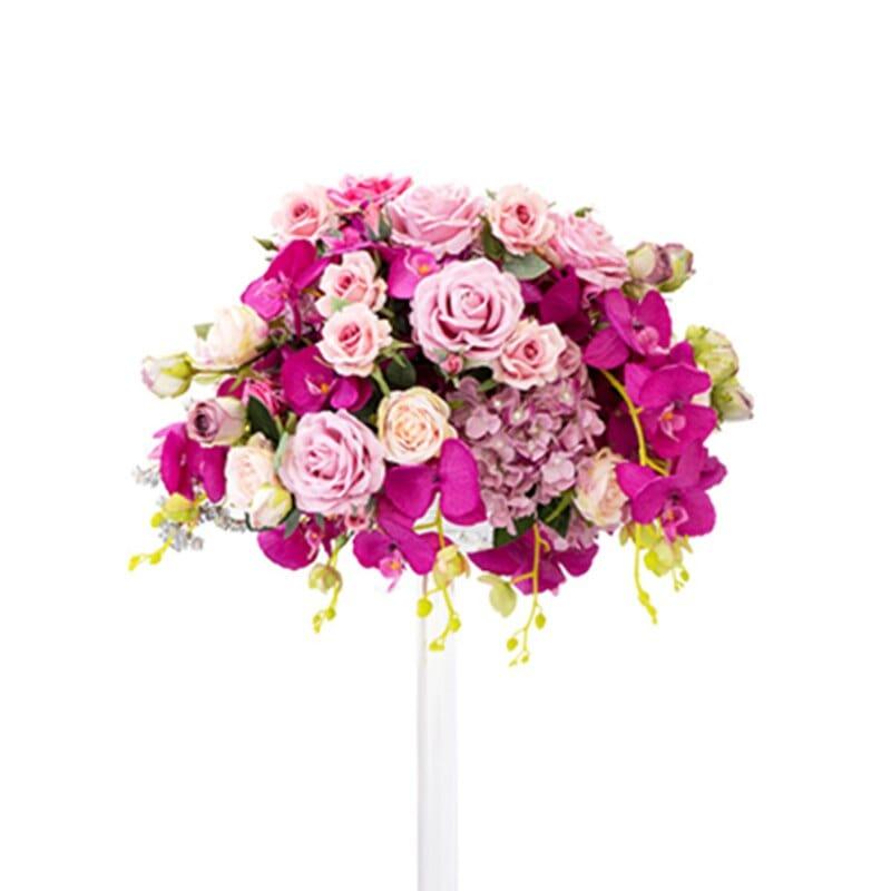 Shop 0 Rose Purple / Only Flower Ball Chance Artificial Flowers Mademoiselle Home Decor