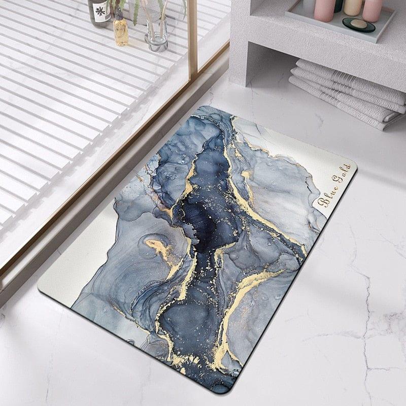 Shop 0 7 / 50x80cm Bathroom Rugs Soft Diatomaceous Earth Floor Mat Super Absorbent Toilet Carpet Door Foot Mats Bath Non-slip Rubber Shower Rug Pad Mademoiselle Home Decor