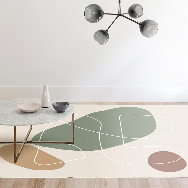 Shop 0 Non-slip Floor Mat Kid Room Soft Bedside Carpet Nordic Art Carpets For Living Room Home Decoration Abstract Rug Bathroom Bedroom Mademoiselle Home Decor