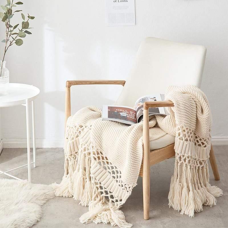 Shop 40602 Beige / 120x180cm Colette Throw Mademoiselle Home Decor