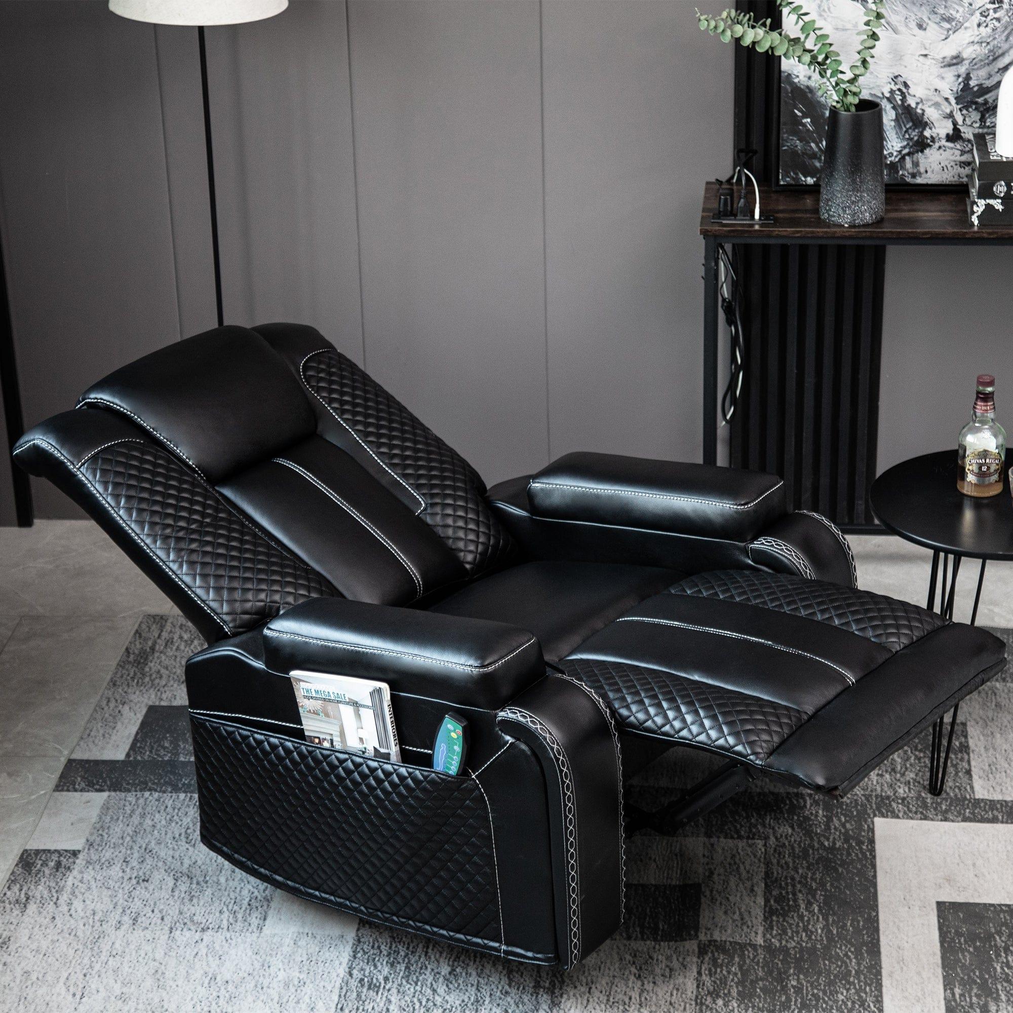 Shop Daytona Recliner Massager Chair Mademoiselle Home Decor