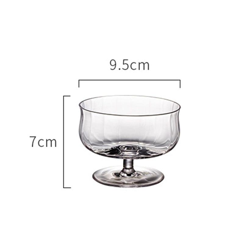 Shop 0 B1 Dessert Cup Cocktail Glass Goblet Ice Cream Bowl Cold Dish Bowls Snack Yogurt Container For Wedding Party Mademoiselle Home Decor