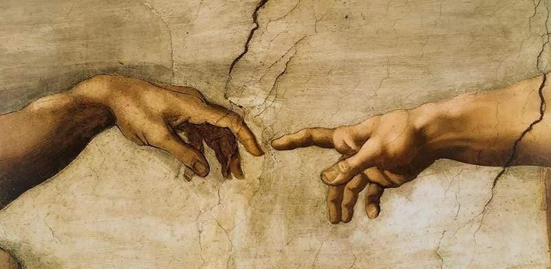 Shop 0 20x40cm no frame / K234 The Creation Of Adam by Michelangelo Famous Art Canvas Paintings On the Wall Art Posters And Prints Hand to Hand Art Pictures Mademoiselle Home Decor