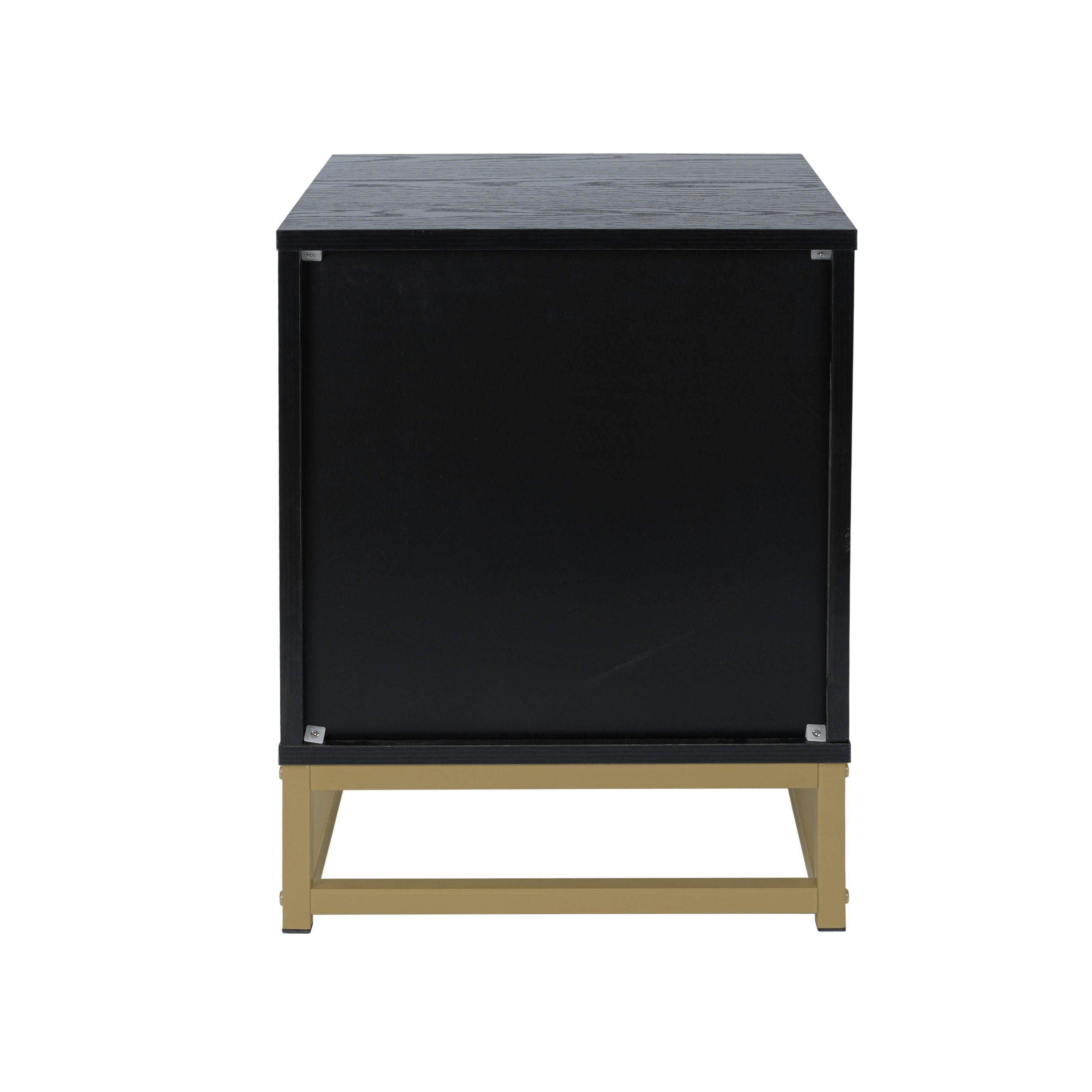 Shop Allen 2 Drawer side table,Display Rack for Bedroom and Living Room,Nightstand Side Table Bedroom Storage Drawer Bedside End Table Mademoiselle Home Decor