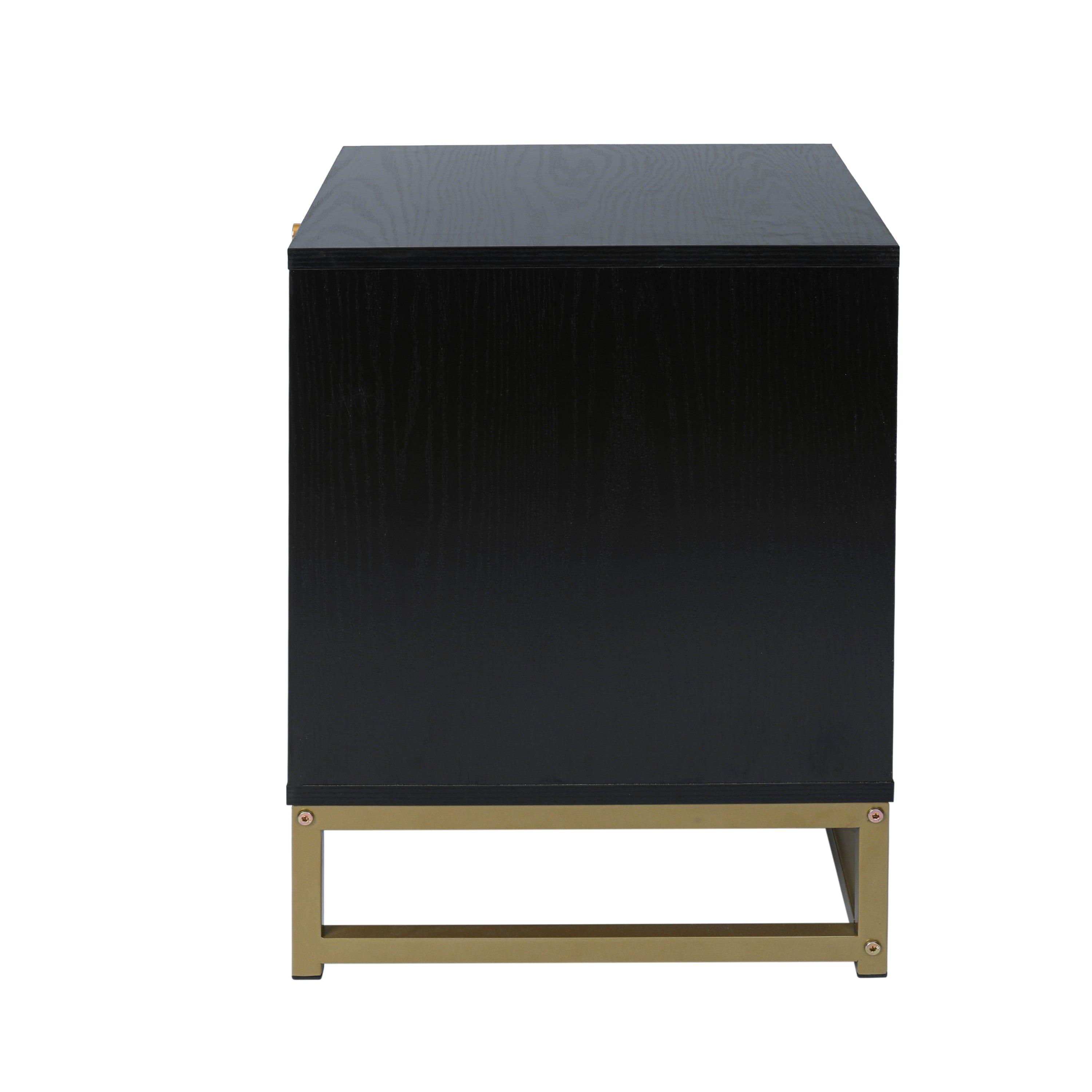 Shop Allen 2 Drawer side table,Display Rack for Bedroom and Living Room,Nightstand Side Table Bedroom Storage Drawer Bedside End Table Mademoiselle Home Decor