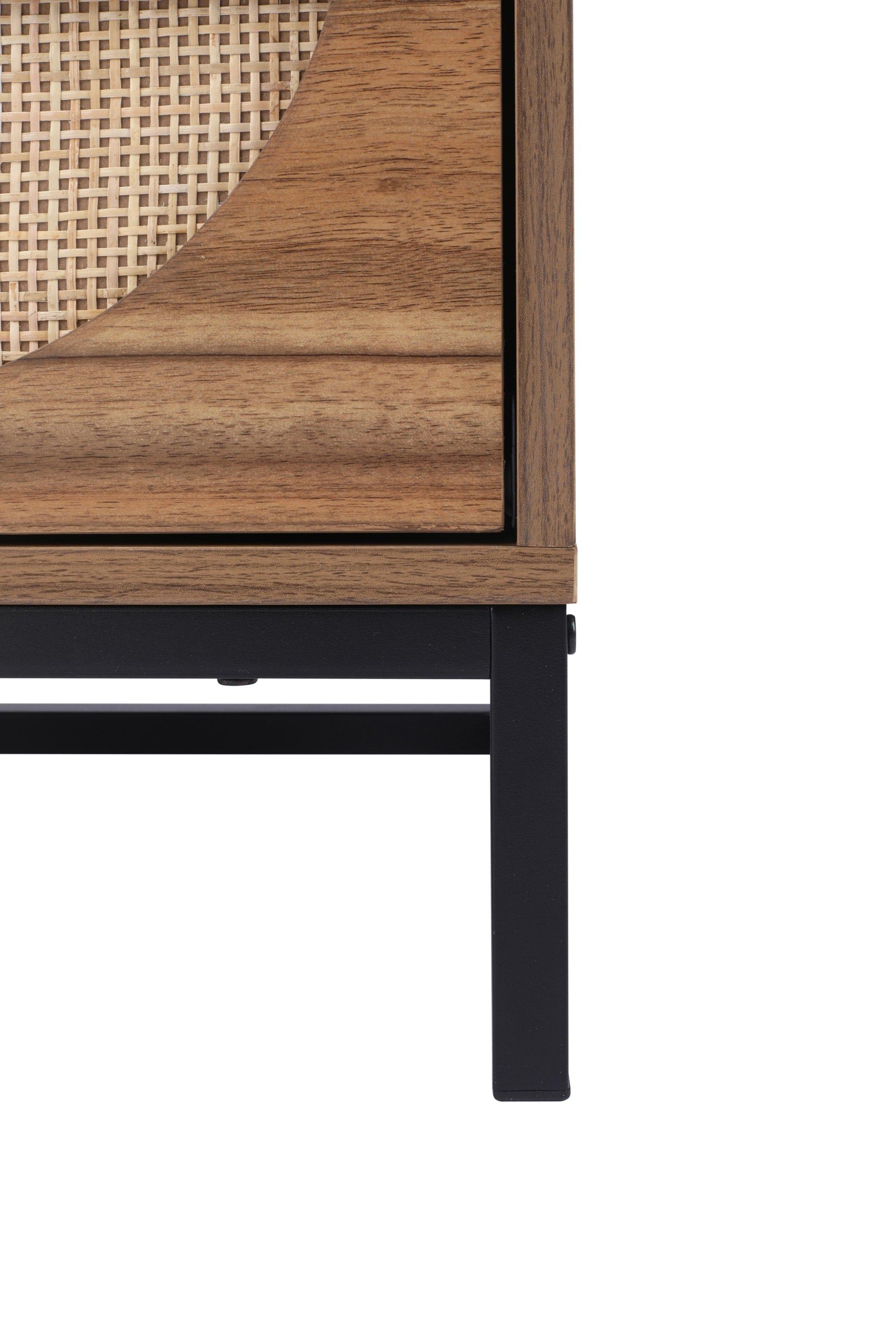 Shop Natural rattan,2 Drawer side table,Display Rack for Bedroom and Living Room,Nightstand Side Table Bedroom Storage Drawer Bedside End Table Mademoiselle Home Decor