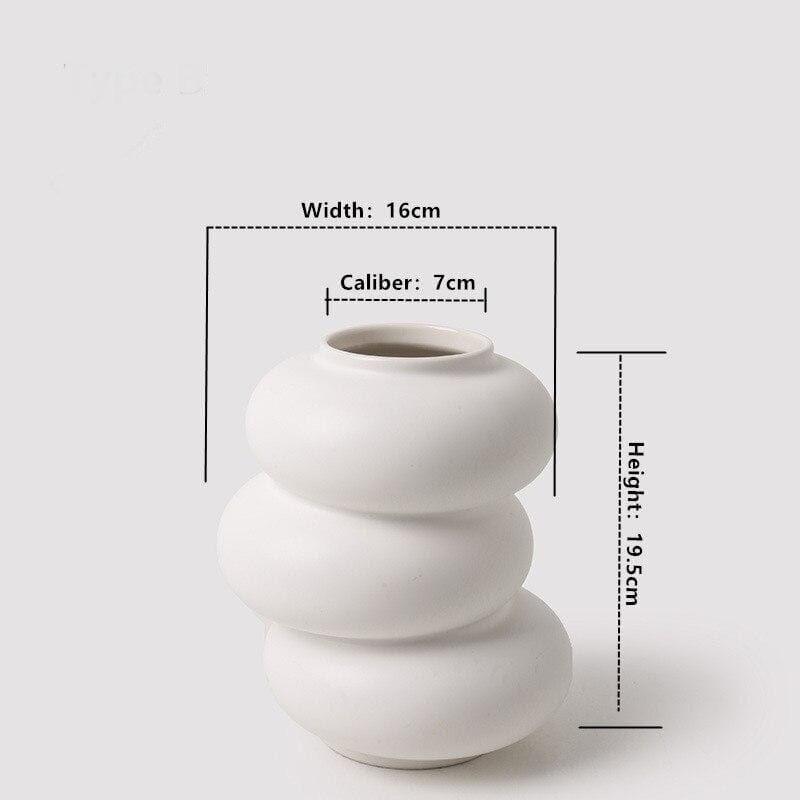 Shop 0 White medium Elba Vases Mademoiselle Home Decor