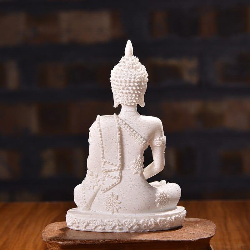 Shop 0 Decoration Buddhist Sandstone Religion Resin Crafts Small Sitting Buddha Ornaments Sculpture Home  Ornaments Gifts Mademoiselle Home Decor